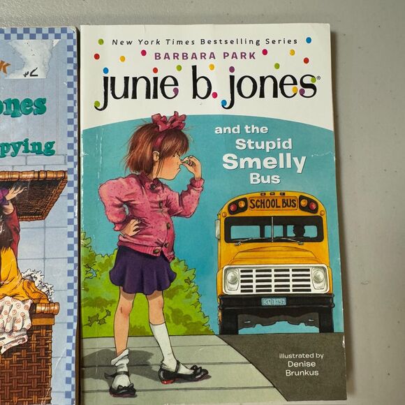 Junie B Jones Book 2 Set Sneaky Spying Stupid Smelly Bus Age 6-9 Grade Level 2.0 - Picture 4 of 9